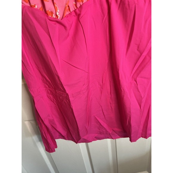 Women’s Pink Leopard Print Sleeveless Dress Size 1X NWOT - Picture 8 of 10